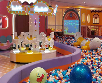 Korean shopping mall indoor space themed high-end naughty castle amusement park